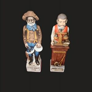 Vintage Ceramic Liquor Decanters Collectible